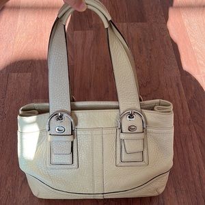 Coach Cream Shoulder Bag